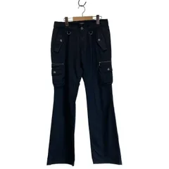 【中古】　BURBERRY BLACK LABEL　綿パン　ボトムス　ジップフライ　無地　古着　/1156のサムネイル