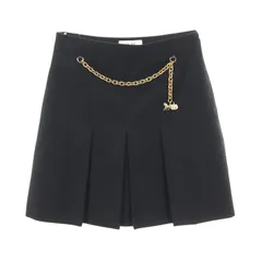 セリーヌ CELINE スカート サルキーチェーン ブラック ウール スカート レディース Used Aのサムネイル