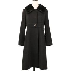 フォクシー 39265 カシミアコート ミッドナイトブルー - メルカリ