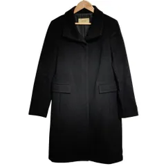 美品 DES PRES デプレ Breschi製カシミヤ ロングスタンドカラー コート 1 ブラック レディース 古着 中古 USEDのサムネイル