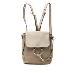 クロエ フェイ リュック バックパック グレー レザー スウェード レディース Chloe【1-0267232】のサムネイル