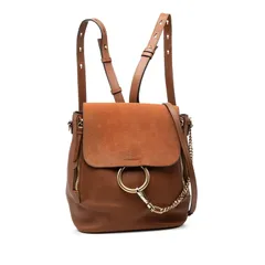 クロエ フェイ リュック バックパック ブラウン レザー スウェード レディース Chloe【1-0267231】のサムネイル