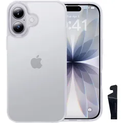 【新品】 【米軍MIL新規格・指紋防止】CASEKOO iPhone 16 用 ケース 耐衝撃 滑り止め 指紋防止 米軍MIL規格 マット仕上げ ストラップホール付き スマホスタンド付き 黄変防止 耐久性 カバー アイフォン 16 用 6.1 インチ ケー 0