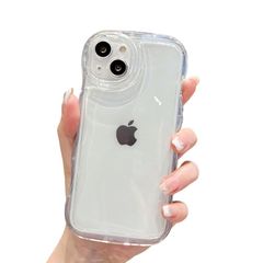 [신품] bellpear 액스터가 들어가는 스마트 폰 케이스 iPhone 14 Pro 용 케이스 추진 활에 딱 클리어 TPU 소재 웨이브 수납 1