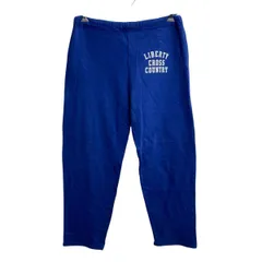 90s～ メキシコ製 RUSSELL ATHLETIC スウェットパンツ L ブルー ラッセルアスレティック イージーパンツ 90年代～ スウェット 2605-144のサムネイル