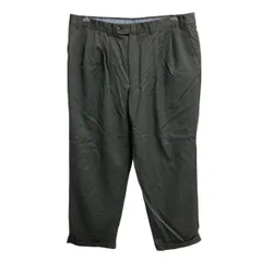～00s RALPH RALPH LAUREN スラックスパンツ W40 カーキ ラルフローレン ジップアップ ～00年代 スラックス タック ボトムス 2605-188のサムネイル