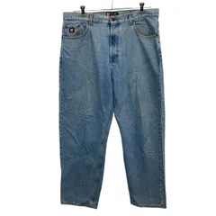 90s メキシコ製 CHAPS RALPH LAUREN デニムパンツ W38 ブルー チャップス ラルフローレン ジップアップ 90年代 デニム ジーンズ 2605-197のサムネイル