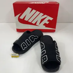 07w1622★ NIKE AIR MORE UPTEMPO SLIDE “BLACK” ナイキ エアモアアップテンポ スライド ブラック 27cm DV2132-001【中古品】