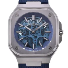 値下 ベル＆ロス Bell＆Ross BR05A-BLU-SKST/SST BR05 SS/ラバー 自動巻き メンズ 美品 保証書付き H#144735のサムネイル