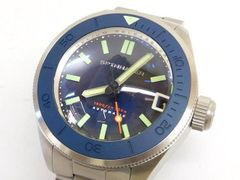 希少 レア DEEP BLUE ディープブルー ダイバー 自動巻き 1500M - メルカリ