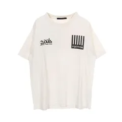 ルイ・ヴィトン LOUIS VUITTON カットソー バックフラワープリント コットン Tシャツ メンズ Used Aのサムネイル