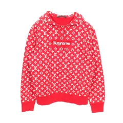 ルイ・ヴィトン LOUIS VUITTON パーカー LOUIS VUITTON × Supreme Box Logo Hooded Sweatshirt コットン パーカー レディース Used Bのサムネイル