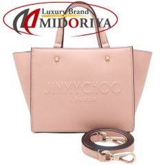 JIMMY CHOO AVENUE TOTE BAG S ピンク - メルカリ