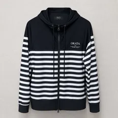 ORATA（オラータ） RUSH ZIP HOODIE / ラッシュガードジップパーカー/ OR2-C-002  /  清木場俊介 / ボーダー 人気のサムネイル