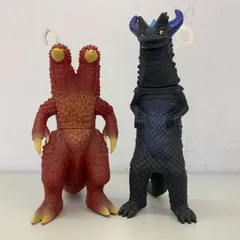 〇ウルトラ怪獣シリーズ フィギュア ソフビ 双頭怪獣キングパンドン、宇宙獣ディグロス 2体セット