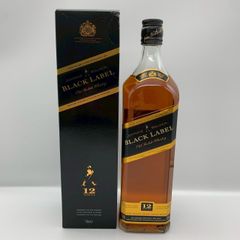 未開栓 古酒 ジョニーウォーカー ブラックラベル 1000ml 750ml 2本