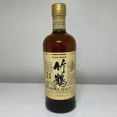 ニッカウイスキー 竹鶴21年 ピュアモルト 700ml 43％のサムネイル