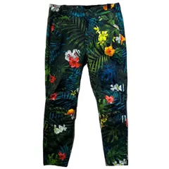 【中古】　G-STAR RAW　綿パン　チノパン　ボトムス　ジップフライ　総柄　ボタニカル　MID BOYFRIEND　古着　/1583のサムネイル