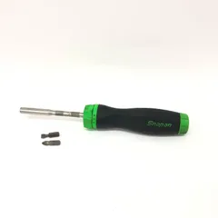 Snap-on スナップオン ハンドツール ラチェットドライバー ビット2個付属 SGDMRC4A グリーン Snap-on スナップオン ハンドツール ラチェットドライバー ビット2個