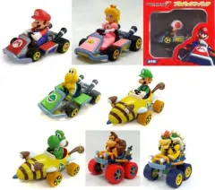 【中古】ミニカー 全8種セット 「マリオカート7」 プルバックフィギュア