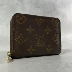 美品 LOUIS VUITTON ルイヴィトン モノグラム コインパース カード 財布 コンパクト ウォレット PVC レザー ブラウン メンズ レディース ユニセックス