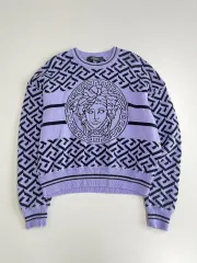 正規品 ヴェルサーチェ メドゥーサ ロゴ ニット (ドラマ「明日」キム・ヒソン 着用)のサムネイル
