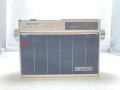 SONY FM/AMハンディーポータブルラジオ ホワイト ICF-51/W - メルカリ