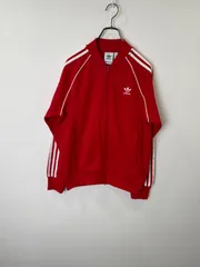 R00284｜adidasアディダス｜トラックジャケットジャージ｜レッド赤｜Lサイズ｜スリーストライプスポーツMIX｜メンズレディース｜Y2K｜90S｜古着｜USA古着｜アメカジ｜ヴィンテージ｜ストリート｜スポーツMIX｜今期トレンド｜フォロー割