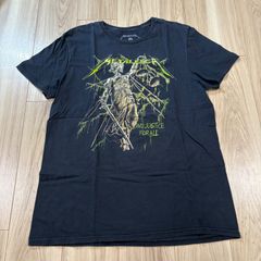 850 METALLICA Logo Black Rock Band Tee L - メルカリ