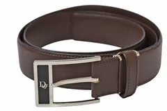 クリスチャンディオール Christian Dior ベルト リバーシブル フリーサイズ レザー ブラウン メンズ【中古】のサムネイル