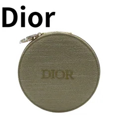 DIOR BACKSTAGE  ディオール　バニティポーチ ラウンド ゴールド 小物入れ　非売品　ノベルティ