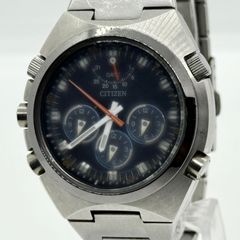 BP37 シチズン・シッタ ソーラー・クロノグラフ時計 稼働品 日付つき 