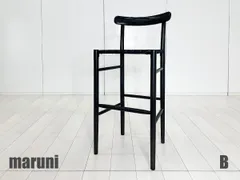B)maruni / マルニ木工■Lightwood / ライトウッド ハイスツール SH780■ブラック メープル材■ジャスパーモリソンのサムネイル