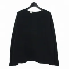 ミスターハリウッド N.HOOLYWOOD CREW NECK LONG SLEEVE クルーネックロングスリーブ スウェット トレーナー カットソー 36 ブラック 黒 20 RCH-09のサムネイル