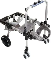 8to155 犬用車いす 小型大型犬用車椅子 4輪 (ブラック4輪, S)のサムネイル