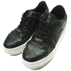 NIKE ナイキ WMNS AIR FORCE 1 SAGE LOW ウィメンズ エアフォース 1 セイジ ロー AR5339-002 US7(24cm) BLACK/BLACK-WHITE 厚底 スニーカー シューズ g24146