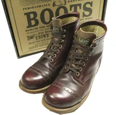 RRL ダブルアールエル BOWERY BOOTS バワリーブーツ 30391BG US9(27cm) Burgundy Double RL シューズ g26596のサムネイル