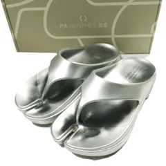 PAES ペイズ 24SS FLIPFLOP リカバリーサンダル 24cm SILVER シューズ g26261のサムネイル