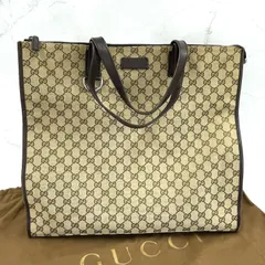 男女兼用】GUCCI グッチ GGキャンバス ラージ トートバッグ 181090