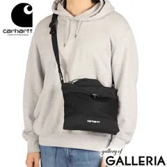 【日本正規品】 カーハート ショルダーバッグ メンズ レディース 斜めがけバッグ 小さめ Carhartt WIP 斜めがけ 2WAY 2.5L IRWIN SHOULDER BAG I034604 Black×Whiteのサムネイル