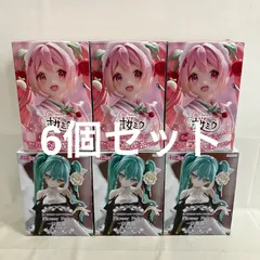 未開封 初音ミク 白薔薇 ぬーどるストッパーフィギュア 桜ミク Coreful フィギュア  6個セット SF5562 c107