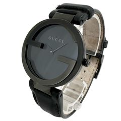 稼働】 GUCCI 133.2 インターロッキングG GG シルバー 腕時計 - メルカリ