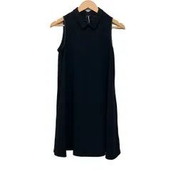 Lois CRAYON(ロイスクレヨン) ワンピース サイズM レディース美品  - ダークネイビー ノースリーブ/ミニ丈