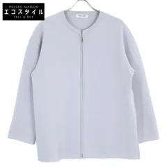 Mila Schoen　ミラショーン　500-45701 アンジュ ジップアップ ノーカラー ニット　44のサムネイル