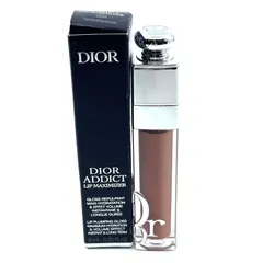 DIOR ディオール 限定品 アディクト リップ マキシマイザー 204 ヌードマニア リップグロス ミルキーなロージー ベージュ シャイニー【管理No.K 13085】