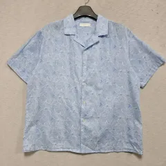 ーセント フラワー 半袖 シャツ メンズ100-105 ㅡ0413