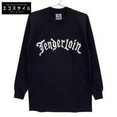 TENDERLOIN　テンダーロイン　22SS ブラック×ホワイト コットン フロントロゴ Tee L/S OE ロングスリーブカットソー　Sのサムネイル