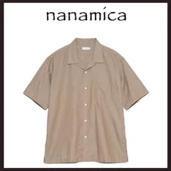 新品未使用　nanamica（ナナミカ）　オープンカラーパナマシャツ　S　ベージュのサムネイル