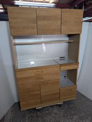 K♢102 末次家具 キッチンボード LUCIDO 未使用傷あり品 家具組立OP