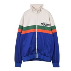 GUCCI 100周年記念 バックロゴ ナイロン フーディ ジャケット 50 
